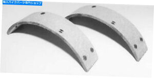 Brake Shoes 38-57���A�u���[�L�V���[�Y���C�j���Ow/���x�b�g41848-38�p���w�b�h�r�b�O�c�C���t���b�g�w�b�h 38-57 Rear Brake Shoe LININGS w/ RIVETS 41848-38 Panhead Big Twin Flathead�y���s�A���i�z