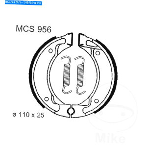 Brake Shoes ���}�nDT 50 R 3MN1 89-90�pTRW�u���[�L�V���[�Y�C���N�X�v�����O�XMCS956 TRW Brake Shoes Inc Springs MCS956 For Yamaha DT 50 R 3MN1 89-90�y���s�A���i�z
