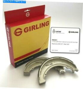 Brake Shoes K[OBSAPbg3 Triumph 3TA 5TA T90 T100 T120 T150tgAu[LV[Y GIRLING BSA ROCKET 3 TRIUMPH 3TA 5TA T90 T100 T120 T150 FRONT REAR BRAKE SHOES
