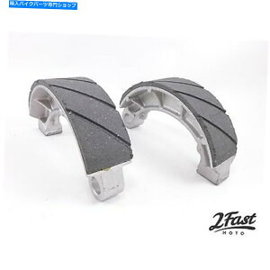 Brake Shoes �z���_CB750�i�C�g�z�[�N43120-415-000�p�̃��A�h�����u���[�L�V���[�Y���a Rear Drum Brake Shoes Water Grooved for Honda CB750 Nighthawk 43120-415-000�y���s�A���i�z