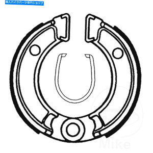 Brake Shoes TRW�u���[�L�V���[�Y�z���_QR 50 M 91-93�pSpringMCS827 No SpringMCS827 TRW Brake Shoe No Spring MCS827 For Honda QR 50 M 91-93�y���s�A���i�z