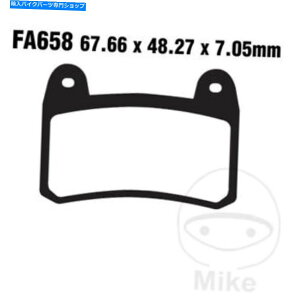 Brake Shoes Generic/KSRR[hX 125/150/200i4Tj12-14 EBCI[KjbNtgu[LpbhFA658 GENERIC / KSR Code X 125/150/200 (4T) 12-14 EBC Organic Front Brake Pads FA658