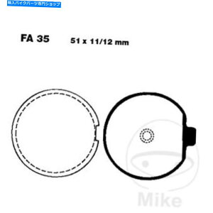 Brake Shoes XYLGS 400 B/C 77-78 EBCI[KjbNtgu[LpbhFA035 For Suzuki GS 400 B/C 77-78 EBC Organic Front Brake Pads FA035