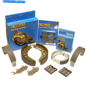 Brake Shoes ���}�n�p�̍a�t���G���S�u���[�L�V���[�Y1L9-2533001 93-27259 EMGO BRAKE SHOES WITH GROOVES FOR YAMAHA 1L9-2533001 93-27259�y���s�A���i�z
