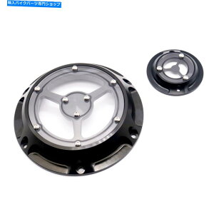 Engine Covers �n�[���[�_�C�i�X�|�[�c�X�^�[1200�̃u���b�N�I�[�g�o�C�G���W���_�[�r�[�^�C�~���O�^�C�}�[�J�o�[ Black Motorcycle Engine Derby Timing Timer Cover for Harley Dyna Sportster 1200�y���s�A���i�z