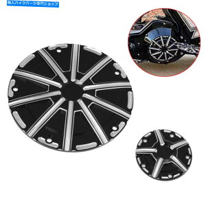 Engine Covers ubNGbWJbgGW_[r[^C~O^C}[Jo[n[[c[O\tgACɓKĂ܂ Black Edge Cut Engine Derby Timing Timer Covers Fit For Harley Touring Softail