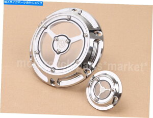 Engine Covers 6�z�[��RSD�N���A�G���W���_�[�r�[�^�C�}�[�^�C�~���O�J�o�[�n�[���[�X�|�[�c�X�^�[1200 883 6 Holes RSD Clear Engine Derby Timer Timing Cover For Harley Sportster 1200 883�y���s�A���i�z