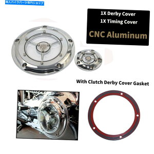 Engine Covers CNC RSD�_�[�r�[�^�C�~���O�^�C�}�[�G���W���J�o�[�ƃn�[���[�X�g���[�g�O���C�h�\�t�g�A�C���p�K�X�P�b�g CNC RSD Derby Timing Timer Engine Cover &Gasket For Harley Street Glide Softail�y���s�A��