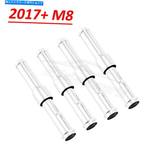 Engine Covers n[[\tgAbg{uc[O[hOChM8 2017-2023̃vbVbhJo[Lbg Pushrods Cover Kit For Harley Softail Fat Bob Touring Road Glide M8 2017-2023