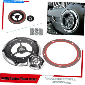 Engine Covers RSDNA_[r[^C~O^C}[Jo[n[[[hOCh\tgACt@bg{[Cf RSD Clear Derby Timing Timer Cover For Harley Road Glide Softail Fatboy Models