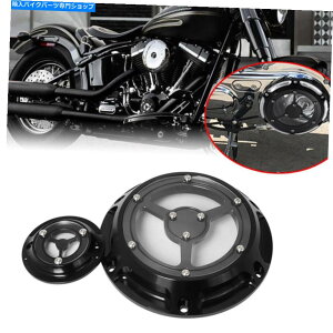 Engine Covers �I�[�g�o�C6�z�[���u���b�NCNC�_�[�r�[�^�C�~���O�^�C�}�[�J�o�[�n�[���[�A�C�A��883 XL883N Motorcycle 6 Holes Black CNC Derby Timing Timer Cover For Harley Iron883 XL883N�y���s�A���i�z