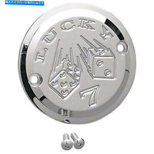 Engine Covers �W���[�J�[�N�������b�L�[7�_�C�X�^�C�}�[ /�|�C���g�J�o�[�r�b�O�c�C��70-99���X�|�[�c�X�^�[04-20 Joker Chrome Lucky 7 Dice Timer / Points Cover Big Twin 70-99 & Sportster 04-20�y���s�A���i�z