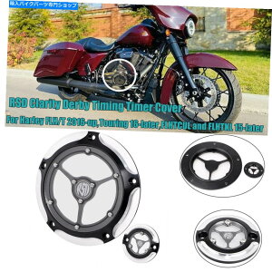 Engine Covers CNC RSD Clarity Derby�^�C�~���O�^�C�}�[�J�o�[�n�[���[16-Later Touring Road King�̃J�o�[ CNC RSD Clarity Derby Timing Timer Cover For Harley 16-later Touring Road King�y���s�A���i�z