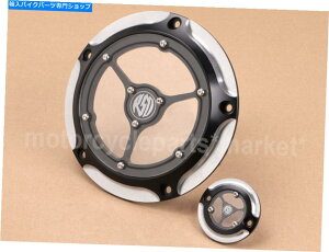 Engine Covers RSD Clarity�_�[�r�[�J�o�[�n�[���[�c�A�[FLH/T 2016-2018 Chrome�̃^�C�~���O�^�C�}�[ RSD Clarity Derby Cover Timing Timer For Harley Touring FLH/T 2016-2018 Chrome�y���s�A���i�z
