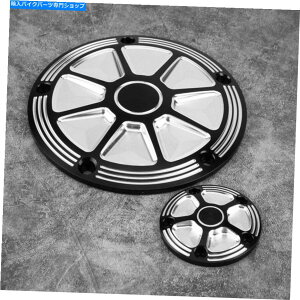 Engine Covers ubNCNCJbg_[r[^C~O^C}[GWn[[EgNVbNOCh̃Jo[ Black CNC Cut Derby Timing Timer Engine Cover For Harley Ultra Classic Glide