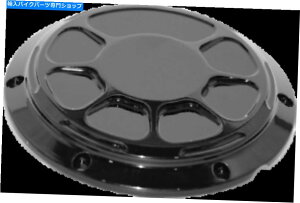 Engine Covers LA`bp[Y-LA -F430-00B-t[W_[r[Jo[AޔpIȍpE_[R[g LA Choppers - LA-F430-00B - Fusion Derby Cover, Decadent Black Powdercoat