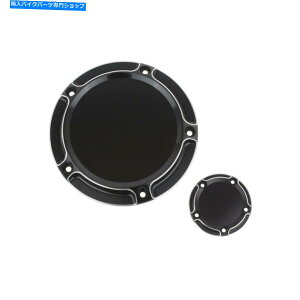 Engine Covers ubNGbWJbg5_[r[ƃ^C~O^C}[Jo[cA[ɓKĂ܂_Ci\tgAC Black Edge Cut 5 Holes Derby & Timing Timer Cover Fit For Touring Dyna Softail