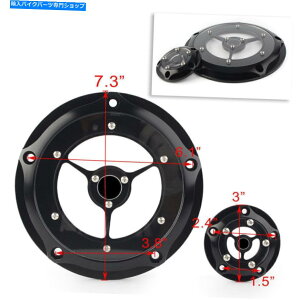 Engine Covers CNC_[r[^C~O^C}[Jo[tBbgn[[[hXg[gGNgOCh\tgACubN CNC Derby Timing Timer Cover Fit Harley Road Street Electra Glide Softail Black
