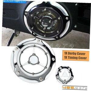 Engine Covers NGW_[r[^C~O^C}[Jo[n[[cA[\tgAC`bp[{o[ Chrome Engine Derby Timing Timer Cover For Harley Touring Softail Chopper Bobber