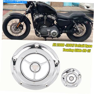 Engine Covers RSD Chrome Derby�^�C�~���O�^�C�}�[�J�o�[�n�[���[�i�C�g�g���C�����[�h�L���O�\�t�g�A�X RSD Chrome Derby Timing Timer Cover For Harley Night Train Road King Softail US�y���s�A���i�z
