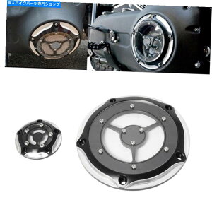 Engine Covers �n�[���[���[�h�L���O�X�g���[�g�O���C�h�\�t�g�A�C���̖��m�ȃ_�[�r�[�^�C�~���O�^�C�}�[�J�o�[ Clear Clarity Derby Timing Timer Cover For Harley Road King Street Glide Softail�y���s�A���i�z
