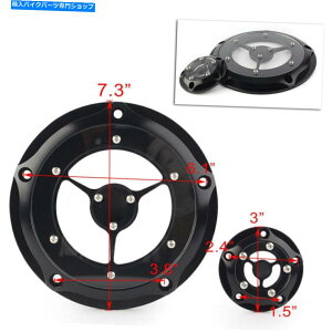 Engine Covers _[r[^C~O^C}[Jo[n[[[hLOGNgOCh\tgACɓKĂ܂ Derby Timing Timer Cover Black Fit for Harley Road King Electra Glide Softail