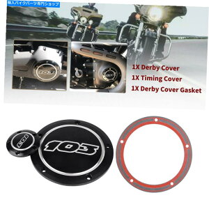 Engine Covers 103_[r[GW^C~O^C}[Jo[n[[FLD\tgACXFLSt@bg{[CFLSTF 103 Derby Engine Timing Timer Cover For Harley FLD Softail Slim FLS Fatboy FLSTF