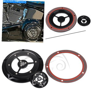 Engine Covers RSD�N�����e�B�_�[�r�[�^�C�~���O�J�o�[�n�[���[�g���C�X�g���[�g�O���C�h���[�h�L���O�\�t�g�A�C���ɓK���Ă��܂� RSD Clarity Derby Timing Cover Fit For Harley Tri Street Glide Road King Softail