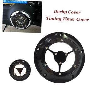 Engine Covers ubNCNCJbg_[r[^C~O^C}[Jo[n[[\tgAC_Ci[C_[FXDL Black CNC Cut Derby Timing Timer Covers For Harley Softail Dyna Low Rider FXDL