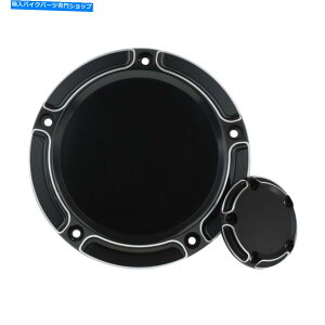 Engine Covers ubNCNCJbg5z[_[r[^C~O^C}[Jo[n[[cCJ\tgACɃtBbg Black CNC Cut 5 Hole Derby & Timing Timer Cover Fit For Harley Twin Cam Softail