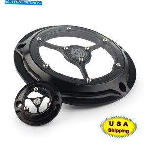 Engine Covers RSD Clarity DerbyTimingJo[n[[c[OGNgOCh[hLOFlhx RSD Clarity Derby & Timing Cover For Harley Touring Electra Glide Road King FLHX