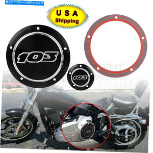 Engine Covers 103�_�[�r�[�^�C�~���O�^�C�}�[�J�o�[�n�[���[�\�t�g�A�C���t�@�b�g�{�[�C�X�g���[�g�O���C�h���[�h�L���O 103 Derby Timing Timer Cover For Harley Softail Fat Boy Street Glide Road King�y���s�A��