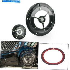 Engine Covers BLK RSD�_�[�r�[�^�C�~���O�^�C�}�[�G���W���J�o�[�K�X�P�b�g�L�b�g�n�[���[�_�C�i�G���N�g���O���C�h Blk RSD Derby Timing Timer Engine Cover Gasket Kit For Harley Dyna Electra Glide�y���s�A���i�z