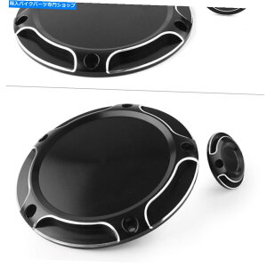 Engine Covers �n�[���[�G���N�g���X�g���[�g���[�h�g���C�O���C�h�u���b�N�_�[�r�[�^�C�~���O�^�C�}�[�J�o�[ For Harley Electra Street Road Tri Glide Black Derby Timing Timer Cover�y���s�A���i�z