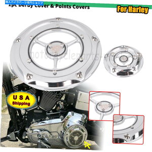 Engine Covers n[[GNgXg[gOCh\tgAC_Cip̃NARSDN_[r[^C}[Jo[ Clear RSD Chrome Derby Timer Cover For Harley Electra Street Glide Softail Dyna