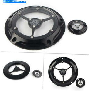 Engine Covers 5�z�[��RSD�u���b�N�_�[�r�[�^�C�~���O�^�C�}�[�G���W���J�o�[�n�[���[�c�[�����O2016-later 5 Hole RSD Black Derby Timing Timer Engine Cover For Harley Touring 2016-Later�y���s�A���i�z