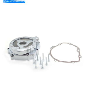 Engine Covers �N�������G���W���X�e�[�^�[�J�o�[�X�Y�L2004 GSXR 750 1000������ Chrome Left Engine Stator Cover See Through For Suzuki 2004 Gsxr 750 1000�y���s�A���i�z