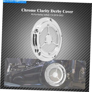Engine Covers HarleySoftailɓKChrome Engine DerbyJo[114 FAT BOB BREAKOUT 2018-UP Chrome Engine Derby Cover Fit For Harley Softail 114 Fat Bob Breakout 2018-UP