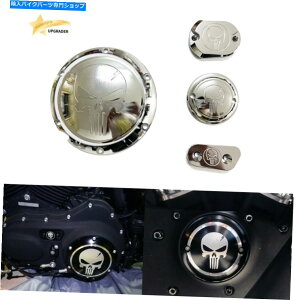 Engine Covers 4C`XJGW_[r[^C}[Jo[n[[X|[cX^[ACAxl883 1200 48 72 4 in 1 Skull Engine Derby Timer Cover For Harley Sportster Iron XL883 1200 48 72