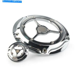Engine Covers RSDn[[[hLOXg[gOChFLHXXyVFLHX̃NA_[r[^C}[Jo[ RSD Clear Derby Timer Cover For Harley Road King Street Glide FLHX Special FLHXS