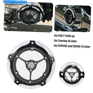 Engine Covers n[[[hLOXg[gOCh2016-Abv̖mȃ_[r[^C~O^C}[Jo[ Clear Clarity Derby Timing Timer Cover For Harley Road King Street Glide 2016-up