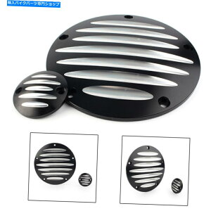 Engine Covers �n�[���[�c�A�[FLHR FLH/T�̃u���b�N�_�[�r�[�J�o�[�^�C�~���O�^�C�}�[ Black Derby Cover Timing Timer For Harley Touring FLHR FLH/T�y���s�A���i�z