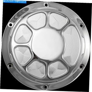 Engine Covers LA�`���b�p�[�Y-LA -F430-00-�t���[�W�����_�[�r�[�J�o�[�A�|�p�I�ȃN���� LA Choppers - LA-F430-00 - Fusion Derby Cover, Artistic Chrome�y���s�A���i�z
