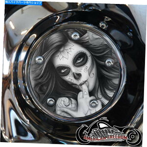 Engine Covers �n�[���[�f�r�b�h�\���^�C�~���O�J�o�[�r�b�O�c�C���J���A�~���E�H�[�L�[8�A�X�|�[�c�X�^�[�f�[�I�u�f�b�h HARLEY DAVIDSON TIMING COVER BIG TWIN CAM, MILWAUKEE 8, SPORTSTER DAY OF DEAD