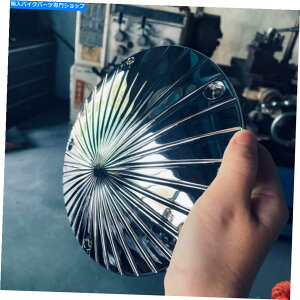 Engine Covers �N����CNC 5�z�[���h�[���^�X�^�C���_�[�r�[�J�o�[�n�[���[�\�t�g�A�C���i�C�g�g���C�� Chrome CNC 5-Hole Domed Style Derby Cover for Harley Softail Night Train
