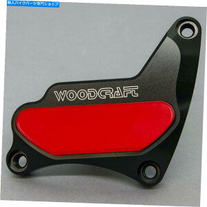 Engine Covers �X�Y�L2001-08 GSXR 1000 WoodcraftRHS�N�����N�J�o�[�G���W���v���e�N�^�[ - ���b�h�p�b�h SUZUKI 2001-08 GSXR 1000 WOODCRAFT RHS CRANK COVER ENGINE PROTECTOR - RED PAD�y���s�A���i�z