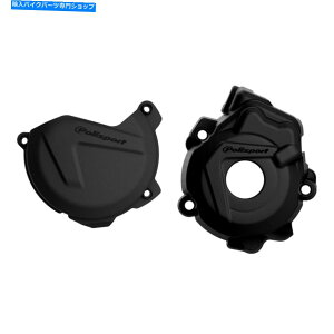 Engine Covers Polisport Black Kit Clutch + Ignition 90970 for 2013-15 ktm 250 350 sxf xcf Polisport Black Kit Clutch + Ignition 90970 for 2013-15 KTM 250 350 SXF XCF