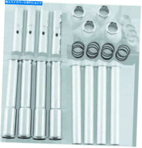 Engine Covers �o�C�J�[�`���C�X�c�C���p���[�v�b�V�����b�h�J�o�[�L�b�g75715S6 Bikers Choice Twin Power Pushrod Cover Kit 75715S6