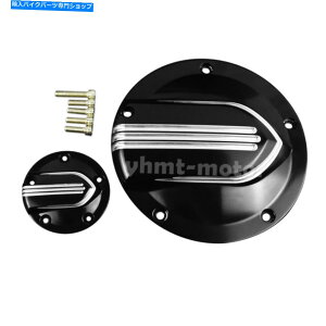 Engine Covers 99-2017 Softail 99-15�c�[�����OTrike���f���ɓK������u���b�N�_�[�r�[�J�o�[�^�C�}�[�J�o�[ Black Derby Cover Timer Cover Fit For 99-2017 Softail 99-15 Touring Trike Models�y���s�A���i�z