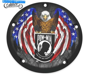 Engine Covers �n�[���[�f�r�b�h�\���^�C�~���O�J�o�[�r�b�O�c�C���J���A�~���E�H�[�L�[8�A�X�|�[�c�X�^�[�p�E�~�A�C�[�O�� HARLEY DAVIDSON TIMING COVER BIG TWIN CAM, MILWAUKEE 8, SPORTSTER POW MIA EAGLE